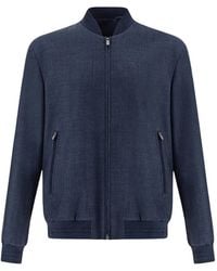 Paul & Shark - X Loro Piana Jersely Bomber Jacket - Lyst