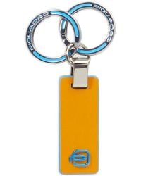 Piquadro - Leather Keychain - Lyst