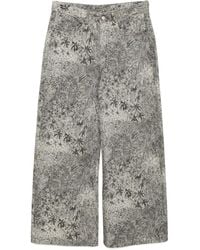 JNBY - Graphic-Print Jeans - Lyst