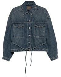 Soeur - Lys Belted Denim Jacket - Lyst