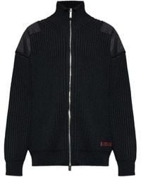 DSquared² - Vest Met Rits En Schoudervlak - Lyst