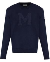 Moncler - Logo-Patch Sweatshirt - Lyst