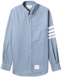 Thom Browne - 4-bar Button-down Shirt - Lyst