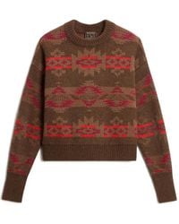 Woolrich - Fair Isle Crew-Neck Sweater - Lyst