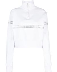 Gcds - Logo-Print Crystal-Embellished Sweatshirt - Lyst