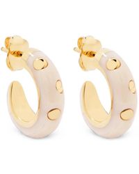 Aurelie Bidermann - Mini Caftan Moon Hoop Earrings - Lyst
