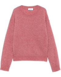 Niu - Crew-Neck Wool Sweater - Lyst