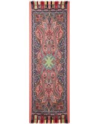 Etro - Paisley-Print Wool-Silk Blend Scarf - Lyst