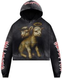 HELLSTAR - Lamb Graphic-Print Hoodie - Lyst