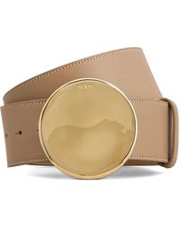 Tod's - Leren Riem Met Ronde Gesp - Lyst