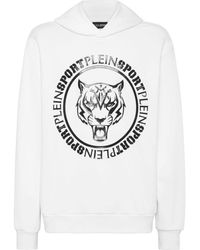 Philipp Plein - Carbon Tiger Cotton-blend Hoodie - Lyst
