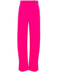 Pinko - Montano Pleat-detail Wide-leg Trousers - Lyst