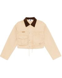 Izzue - Giacca Con Logo Ricamato - Lyst