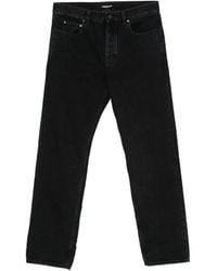 Saint Laurent - Logo-Patch Jeans - Lyst