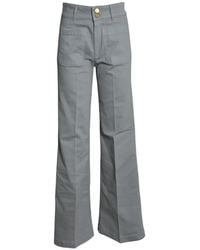 The Seafarer - Patch-Pocket Wide-Leg Jeans - Lyst