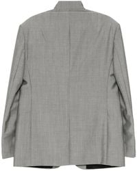 Lanvin - Mandarin-Collar Long-Sleeve Blazer - Lyst