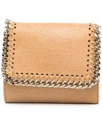 Stella McCartney - Falabella Small Flap Wallet Light Chain Accessories - Lyst