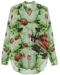 The Artistylist - Snail-Print Shirt - Lyst