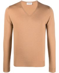 John Smedley - ファインニット Vネックセーター - Lyst