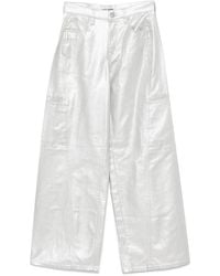 DKNY - High-Rise Cargo Trousers - Lyst