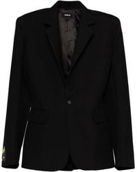 Egonlab - Logo Patch Single-Breasted Blazer - Lyst