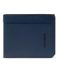Piquadro - Pebbled-Leather Wallet - Lyst