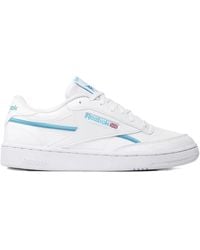 Reebok - Club C 85 Vegan "white Digital Blue" スニーカー - Lyst