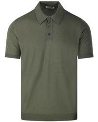 Roberto Collina - Button Polo Shirt - Lyst