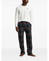 Polo Ralph Lauren - Plaid Flannel Pajamas Set - Lyst