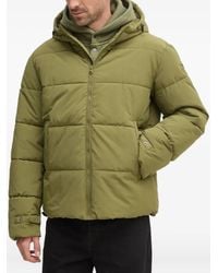 Benetton - Hooded Padded Jacket - Lyst