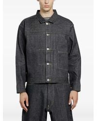 TAIGA TAKAHASHI - Lot.703 Pleated Denim Jacket - Lyst