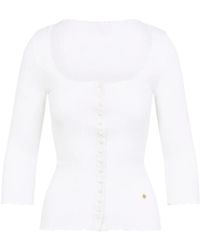 Chloé - Cárdigan De Canalé Con Botones - Lyst