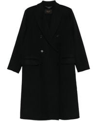 Paltò - Daria Double-Breasted Wool Coat - Lyst