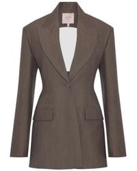 ROKSANDA - Ivara Cut-Out Wool Blazer - Lyst