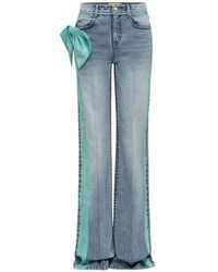 Hellessy - Bow-Embellishment Jeans - Lyst