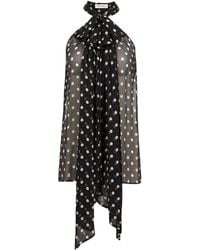 Nina Ricci - Neckholder-Top mit Polka Dots - Lyst