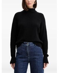 SIMONA CORSELLINI - Ribbed Turtleneck Sweater - Lyst