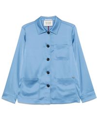 Scotch & Soda - Satin Shirt - Lyst