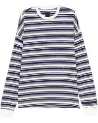 Juun.J - Horizontal-Stripe Long-Sleeve T-Shirt - Lyst