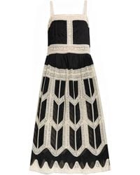 Zimmermann - Lace-Insert Dress - Lyst