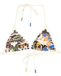 ALÉMAIS - Maroc Triangle Bikini Top - Lyst