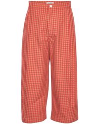 Henrik Vibskov - Open Dart Checked Trousers - Lyst