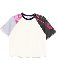Stain Shade - Panelled T-Shirt - Lyst