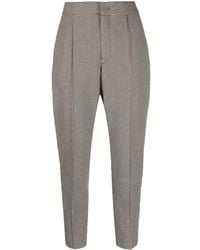 Isabel Marant - Houndstooth-pattern Cropped Trousers - Lyst