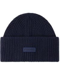 Pinko - Bosnia Beanie With Logo Lettering - Lyst