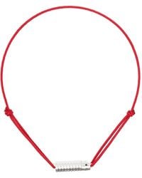 Le Gramme - Engraved-Logo Bracelet - Lyst