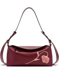Erdem - Bloom Embroidered Leather East West Bag - Lyst