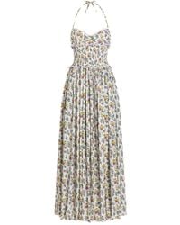 Dolce & Gabbana - Dolce & Gabbana Floral Maxi Dress - Lyst