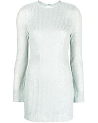 ROTATE BIRGER CHRISTENSEN - Vestido corto con espalda abierta y lentejuelas - Lyst