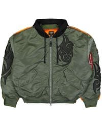 Vetements - Bomberjack Met Grafisch Patroon - Lyst